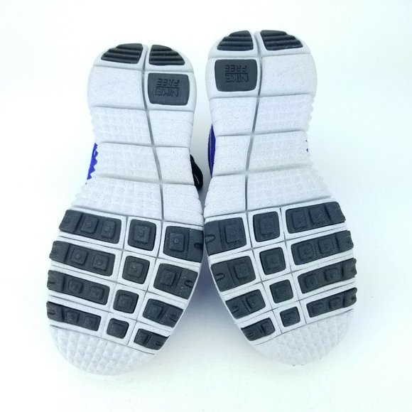 Nike Free Run Trail Men's Running Shoes Blue Taxi Yellow CW5814 401 Sizes 6-13 - Picture 7 of 8